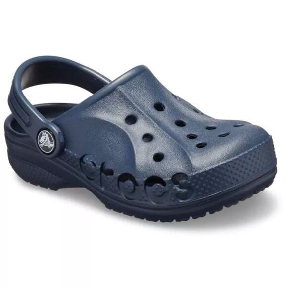Crocs Toddler Kids Baya Clogs in Navy Blue - Picture 1 of 9